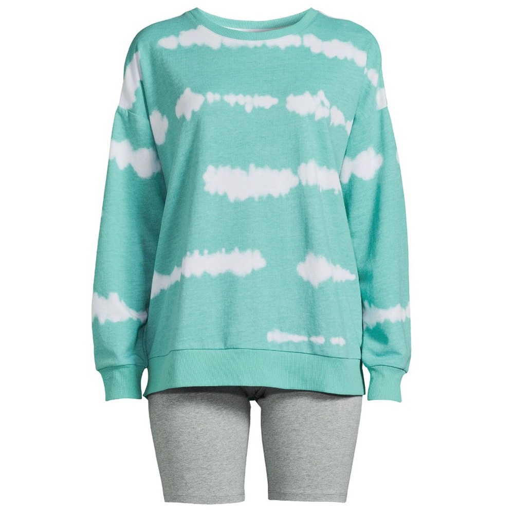 Long Sleeve Top and Bike Shorts Pajama Set from Secret Treasures